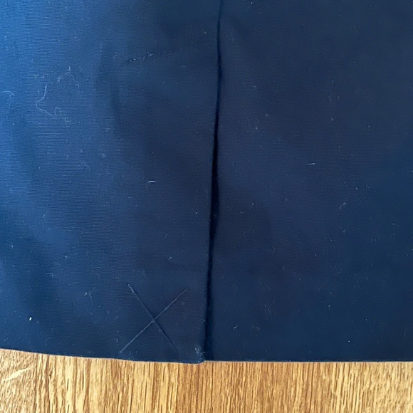 Lauren Ralph Lauren Buckle Pencil Skirt in Capri Navy - Picture 2 of 10